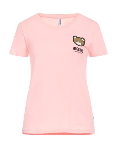 Shop Moschino Woman Undershirt Pink Size S Cotton, Elastane
