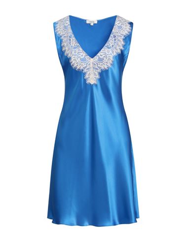 Vivis Woman Sleepwear Bright Blue Size Xl Silk