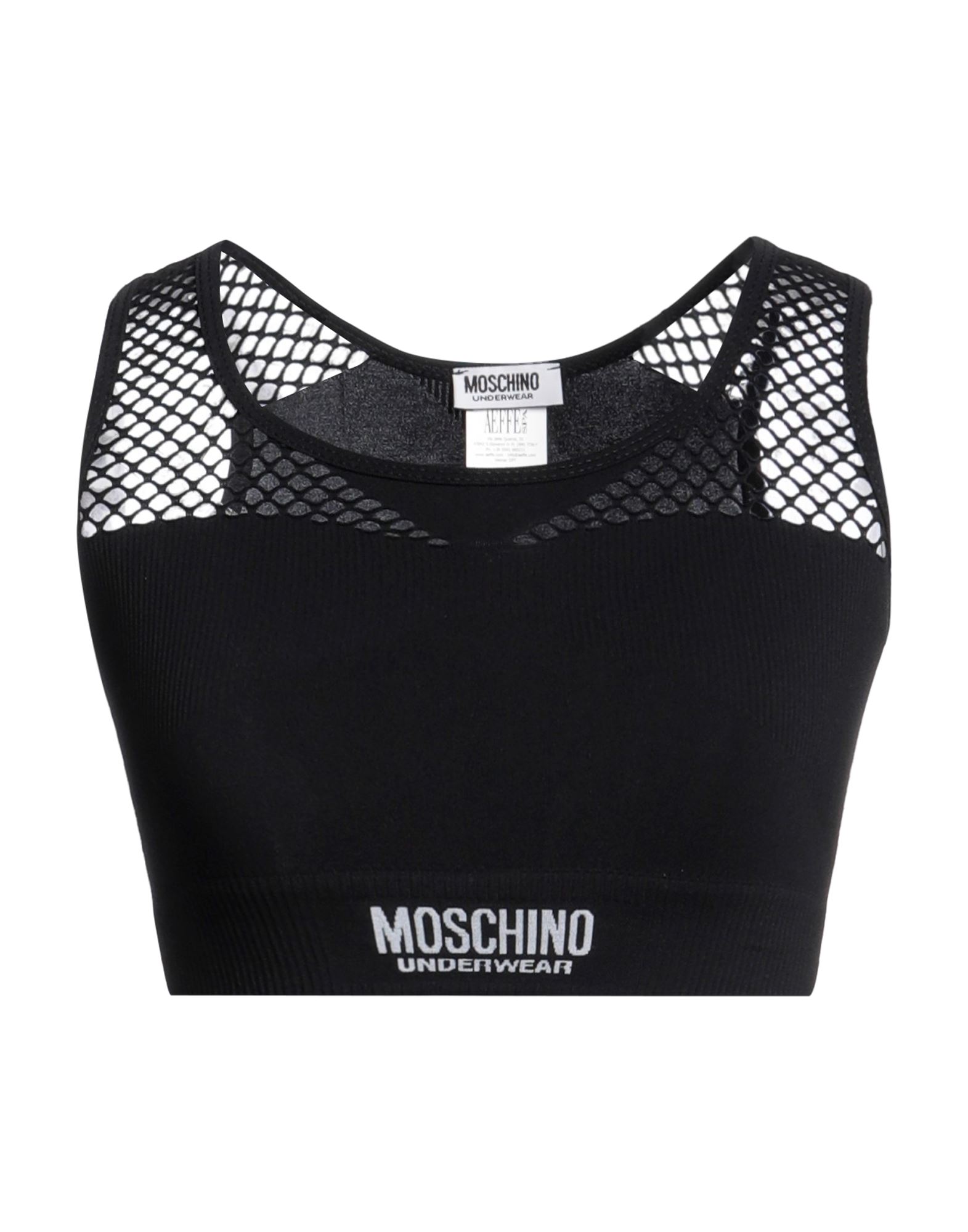 ԥ볫MOSCHINO ǥ ȥåץ ֥å XS/S ʥ 95% / ݥꥦ쥿 5%
