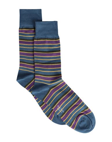 Paul Smith Man Socks & Hosiery Light Blue Size Onesize Organic Cotton, Polyamide, Elastane