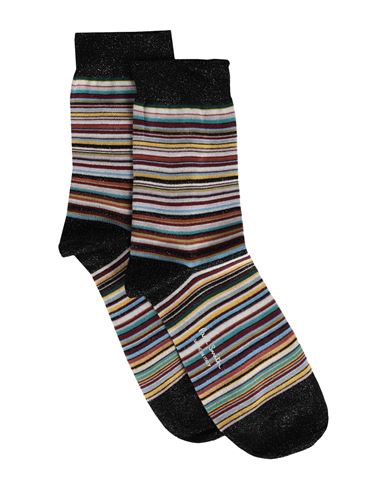 Paul Smith Woman Socks & Hosiery Black Size Onesize Cotton, Viscose, Polyamide, Polyester, Elastane
