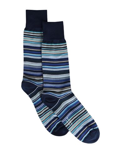 Paul Smith Man Socks & Hosiery Blue Size Onesize Cotton, Polyamide, Elastane