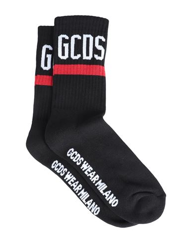 Shop Gcds Man Socks & Hosiery Black Size 6-8 Cotton, Nylon, Lyocell