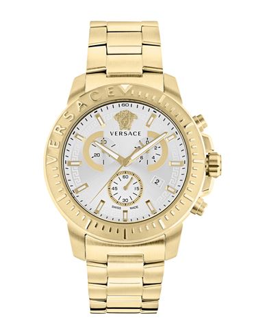 Versace New Chrono Bracelet Watch Man Wrist Watch Gold Size Onesize Stainless Steel