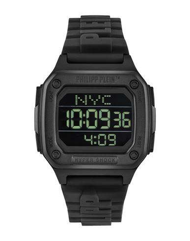 Philipp Plein Hyper $hock Digital Watch Man Wrist Watch Black Size Onesize Stainless Steel