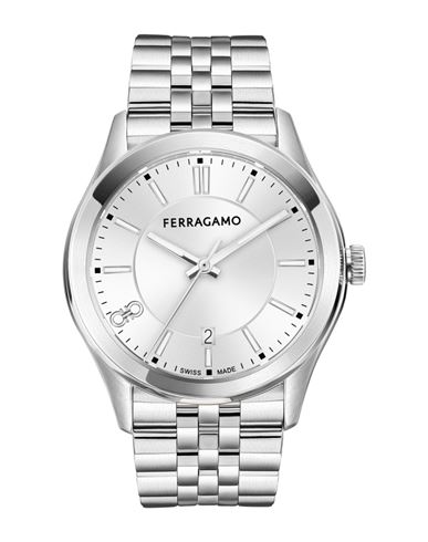 Ferragamo Classic Bracelet Watch Man Wrist Watch Silver Size Onesize Stainless Steel