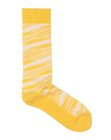 Isabel Marant Man Socks & Hosiery Yellow Size Onesize Cotton, Polyamide, Elastane