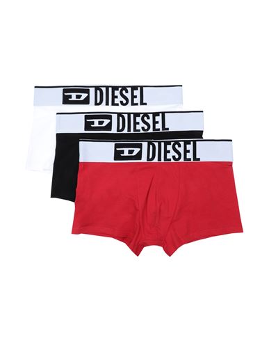 Diesel Man Boxer Red Size Xxl Cotton, Elastane