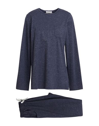 Shop Verdissima Woman Sleepwear Navy Blue Size L Cotton, Polyester, Metallic Fiber