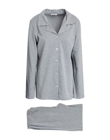 Shop Verdissima Woman Sleepwear Grey Size L Cotton, Polyester, Metallic Fiber