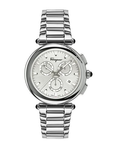 Ferragamo Idillio Chrono Bracelet Watch Man Wrist Watch Silver Size - Stainless Steel