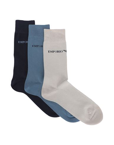 Shop Emporio Armani Men's Knit Short Soc Man Socks & Hosiery Beige Size Onesize Cotton, Polyamide, Elasta