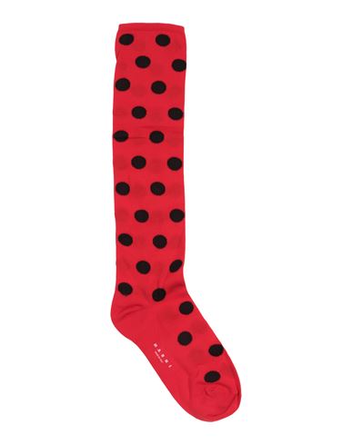 Shop Marni Woman Socks & Hosiery Red Size 5-7 Nylon