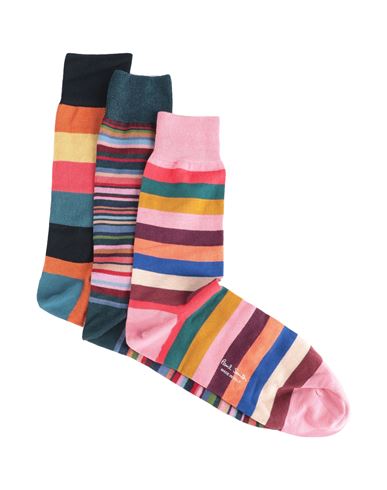 Shop Paul Smith Man Socks & Hosiery Pink Size Onesize Cotton, Polyamide, Elastane
