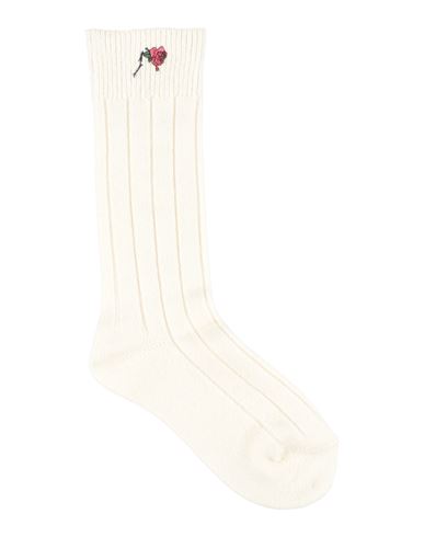 Shop Undercover Man Socks & Hosiery Ivory Size Onesize Wool, Nylon, Cashmere In White
