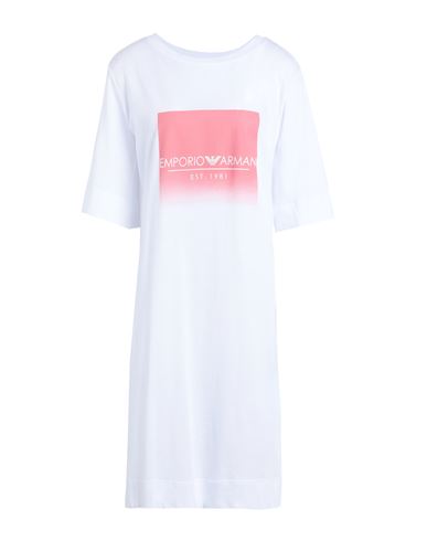 Shop Emporio Armani Woman Sleepwear White Size 8 Cotton