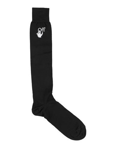 Shop Off-white Man Socks & Hosiery Black Size Onesize Cotton, Polyamide, Elastane