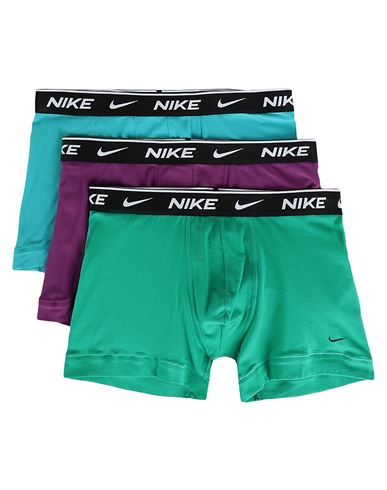 Shop Nike Man Boxer Green Size Xl Cotton, Elastane