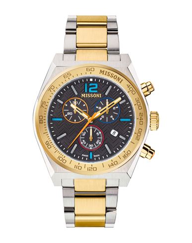 Missoni 331 Active Chronograph Watch Man Wrist Watch Multicolored Size - Stainless Steel In Fantasy
