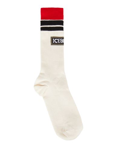 Iceberg Man Socks & Hosiery Cream Size M Cotton In White