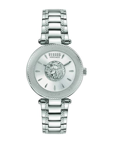 Versus Versace Brick Lane Watch Woman Wrist Watch Silver Size - Stainless Steel