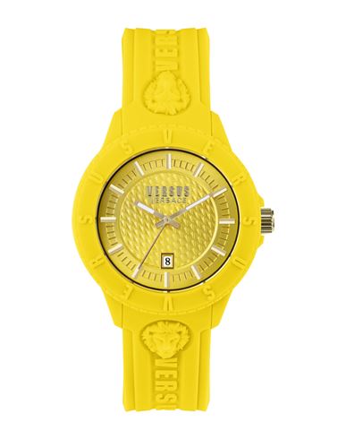Versus Versace Tokyo R Strap Watch Man Wrist Watch Yellow Size - Stainless Steel