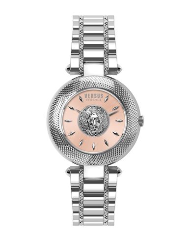 Versus Versace Brick Lane Watch Woman Wrist Watch Silver Size - Stainless Steel