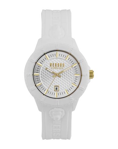 Versus Versace Tokyo Silicone Watch Man Wrist Watch White Size - Stainless Steel