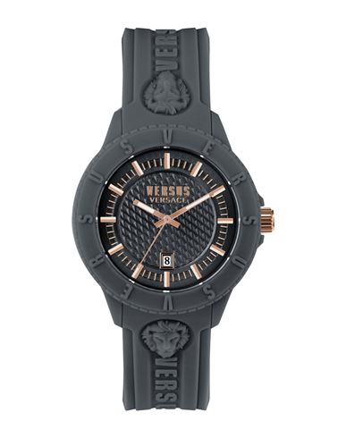 Versus Versace Tokyo R Strap Watch Man Wrist Watch Grey Size - Stainless Steel