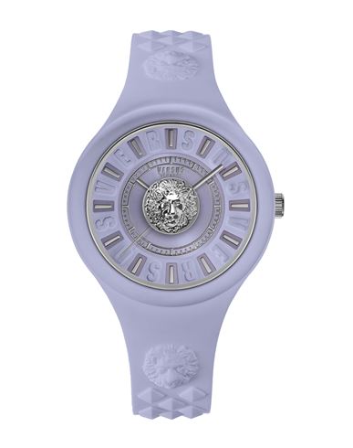 Versus Versace Fire Island Lion Strap Watch Woman Wrist Watch Purple Size - Stainless Steel