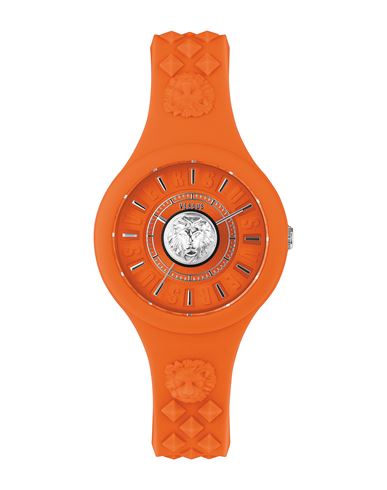 Versus Versace Fire Island Lion Strap Watch Woman Wrist Watch Orange Size - Stainless Steel