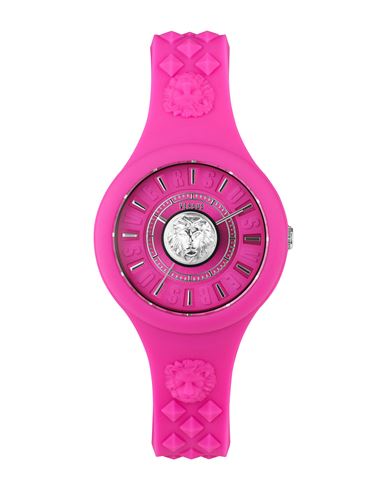 Versus Versace Fire Island Lion Strap Watch Woman Wrist Watch Pink Size - Stainless Steel