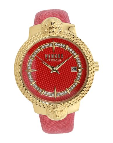 Versus Versace Mouffetard Watch Woman Wrist Watch Gold Size - Stainless Steel