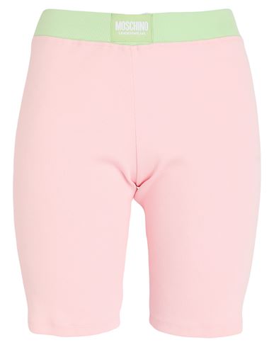 Moschino Underwear Woman Shorts & Bermuda Shorts Pink Size M Cotton, Elastane
