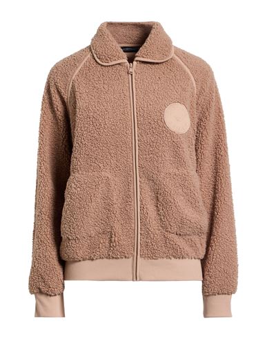 Emporio Armani Underwear Woman Sweatshirt Light Brown Size 4 Polyester In Brown