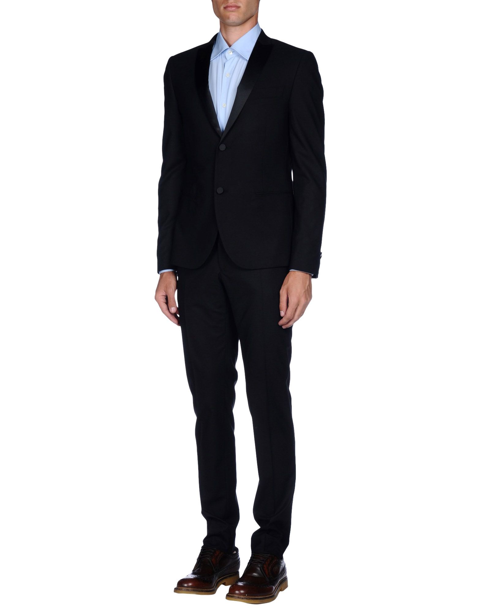 Grey Daniele Alessandrini Suits In Black | ModeSens