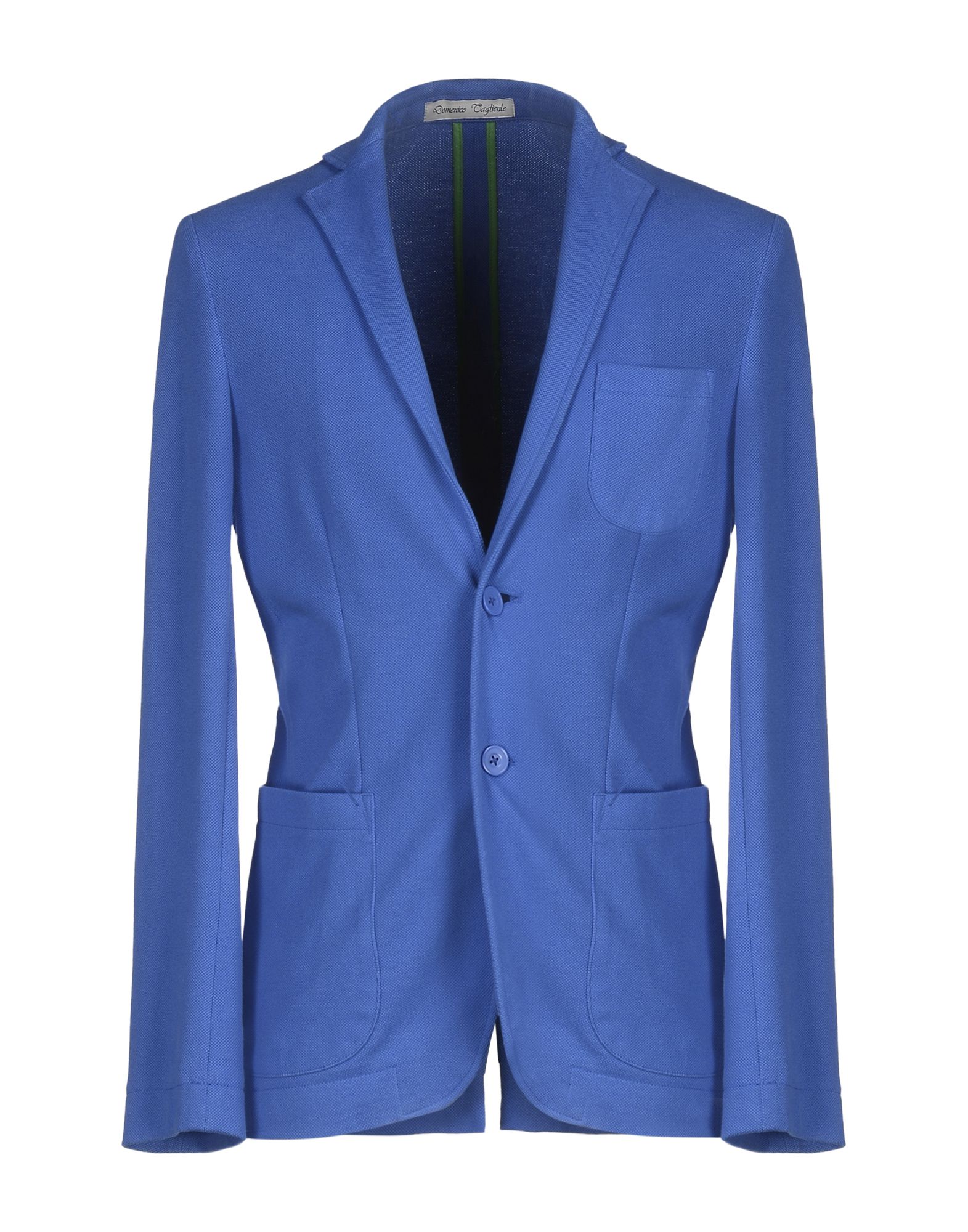 《セール開催中》DOMENICO TAGLIENTE メンズ テーラードジャケット ブルー 48 コットン 100%