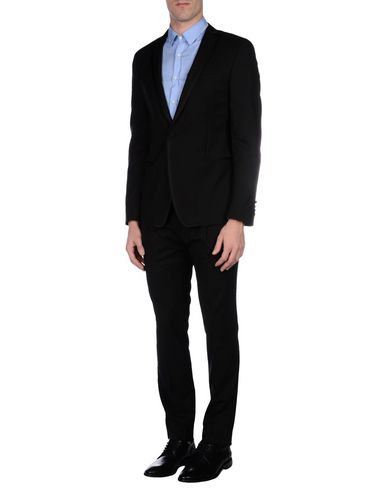 Man Suit Black Size 44 Virgin Wool, Polyamide, Elastane