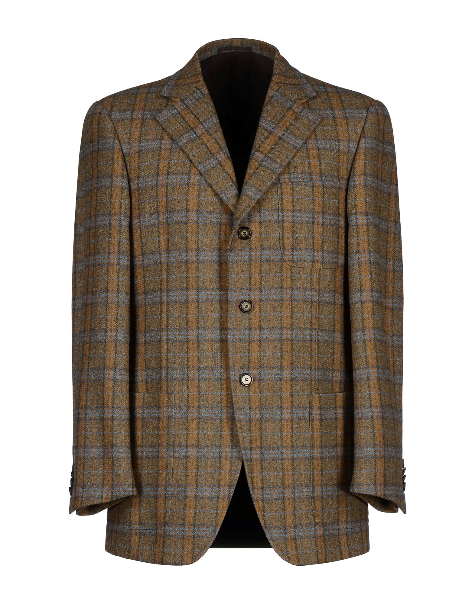 Raffaele Caruso Sartoria Parma Suit Jackets In Khaki ModeSens