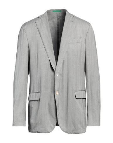 Shop Pal Zileri Man Blazer Grey Size 42 Wool, Silk