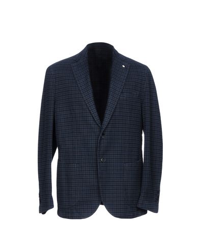 L. b.m. 1911 Man Blazer Blue Size 48 Cotton