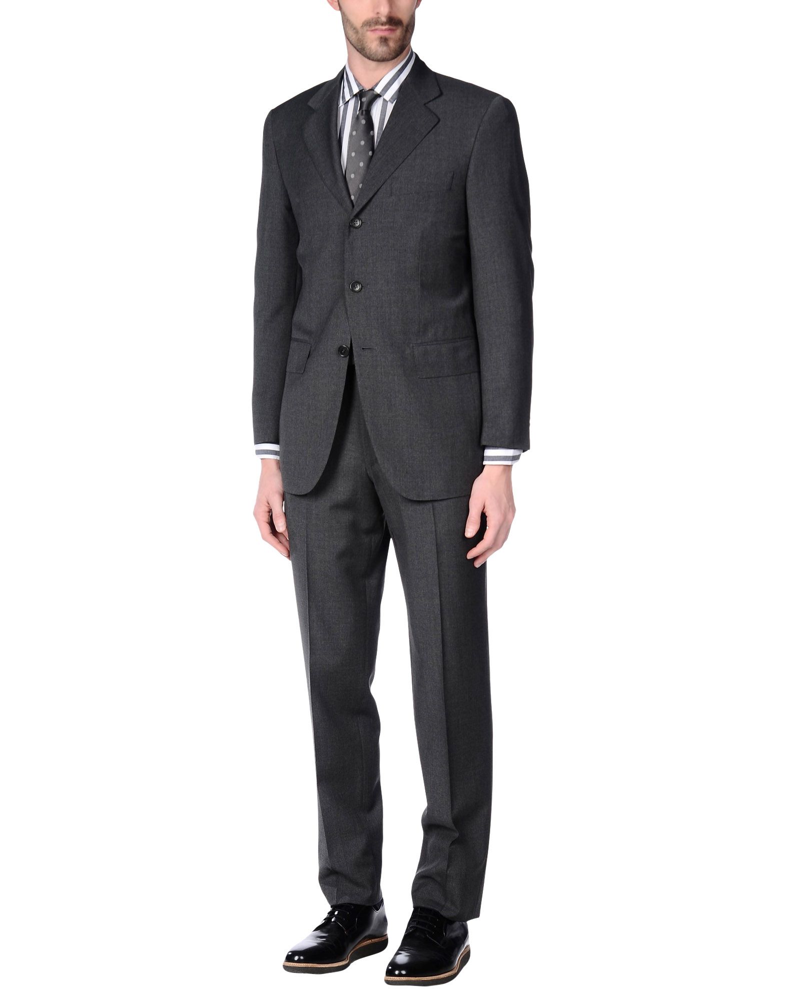 Raffaele Caruso Sartoria Parma Suits In Steel Grey | ModeSens