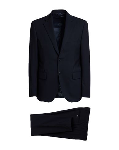 Man Suit Midnight blue Size 40 Virgin Wool, Elastane