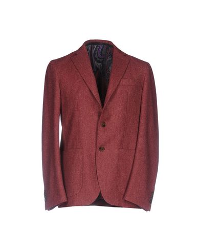 Man Blazer Brick red Size 48 Wool