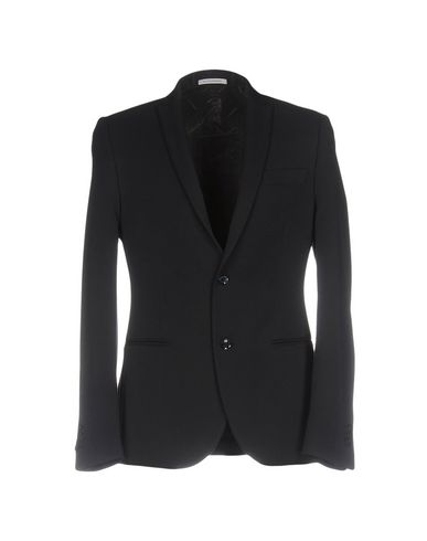 Grey Daniele Alessandrini Man Suit jacket Midnight blue Size 36 Polyester, Viscose, Elastane