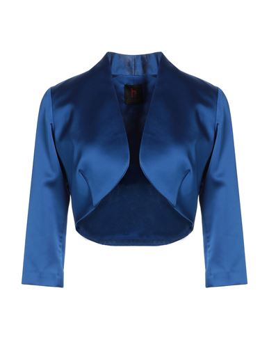 Hanita Woman Blazer Blue Size 8 Polyester, Elastane