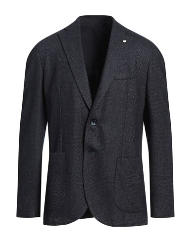 L.b.m 1911 L. B.m. 1911 Man Blazer Navy Size 40 Wool, Polyester, Polyamide In Blue