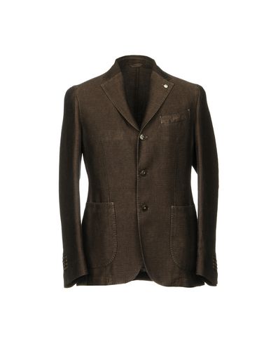 L. b.m. 1911 Man Blazer Charcoal Size 40 Wool, Mohair wool