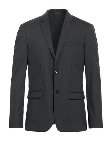 Calvin Klein Man Blazer Steel Grey Size 40 Wool, Elastane