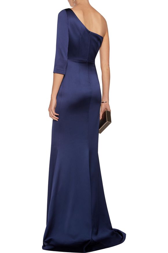 One-shoulder ruffled satin gown | SAFIYAA | Sale up to 70% off | THE ... One-shoulder ruffled satin gown | SAFIYAA | Sale up to 70% off | THE OUTNET